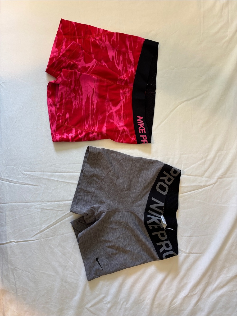 Nike Kids Performance Shorts - Hot Pink & Gray